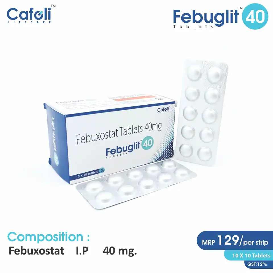 Febuxostat at the best price in PCD Pharma Franchise for Uric Acid Reduction